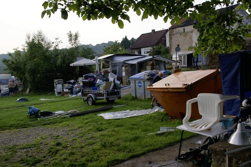 Hochwasser 2008 beim Campingplatz Bild Nr.027